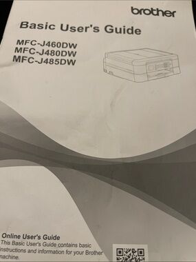 New-Lot of 2-Brother printer basic User Guide - all pages. No writing in them.